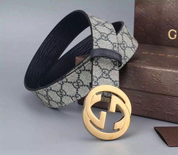 BELT 400360- GOLD BUCKLE 38MM