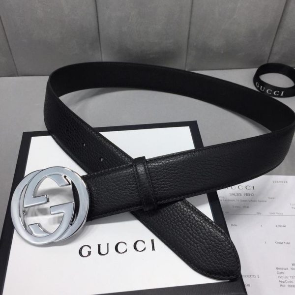 BELT B2-SILVER BUCKLE 40MM