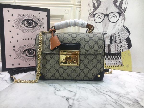 Padlock small bamboo shoulder bag 603221