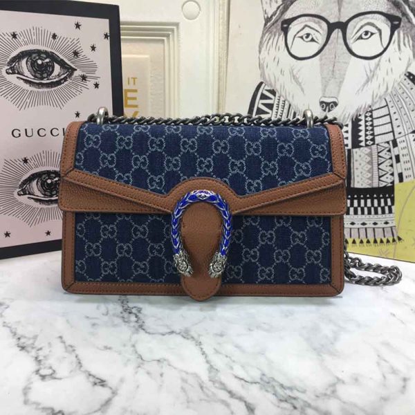 Dionysus small Shoulder Bag Blue