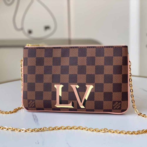 DOUBLE ZIP POCHETTE