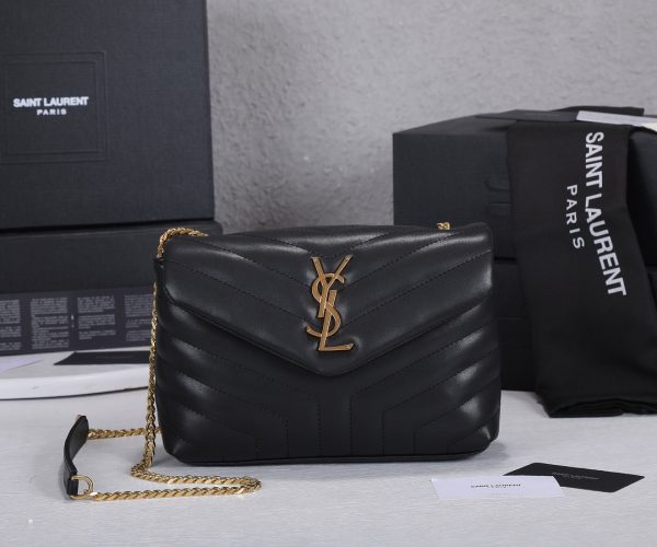 LOULOU SMALL BAG IN MATELASSÉ "Y" LEATHER 49469
