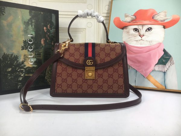 Ophidia small top handle bag with Web 651055