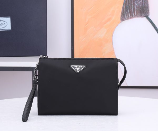 AAA-Saffiano Nylon Pouch 2NE789