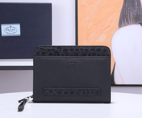Saffiano Leather Pouch 2VN008