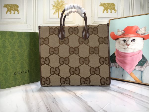 Tote bag with jumbo GG