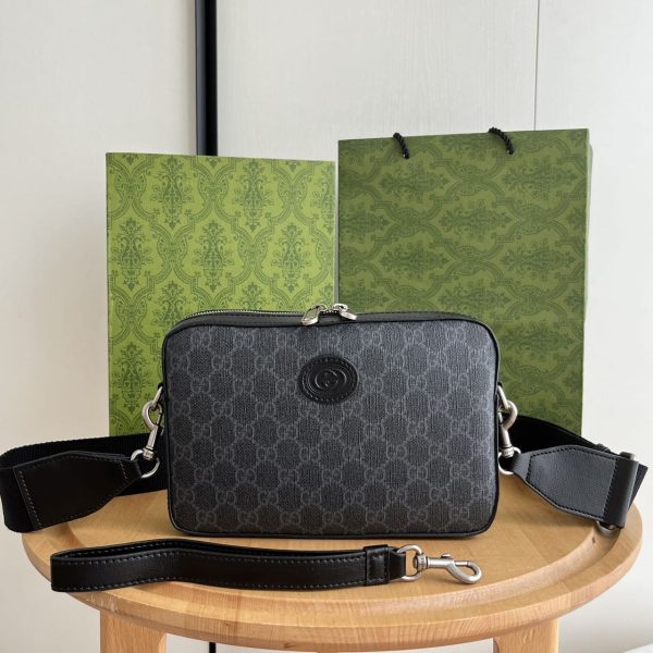 SHOULDER BAG WITH INTERLOCKING G