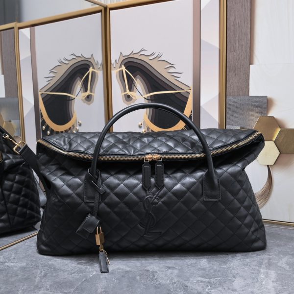 ES GIANT TRAVEL BAG IN QUILTED LEATHER