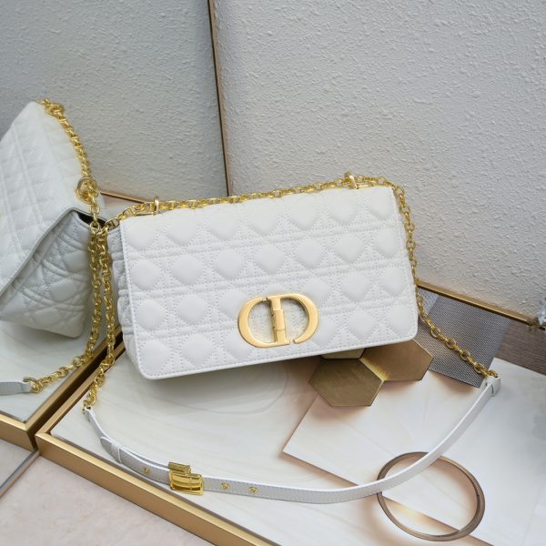 LARGE DR CARO BAG black/white