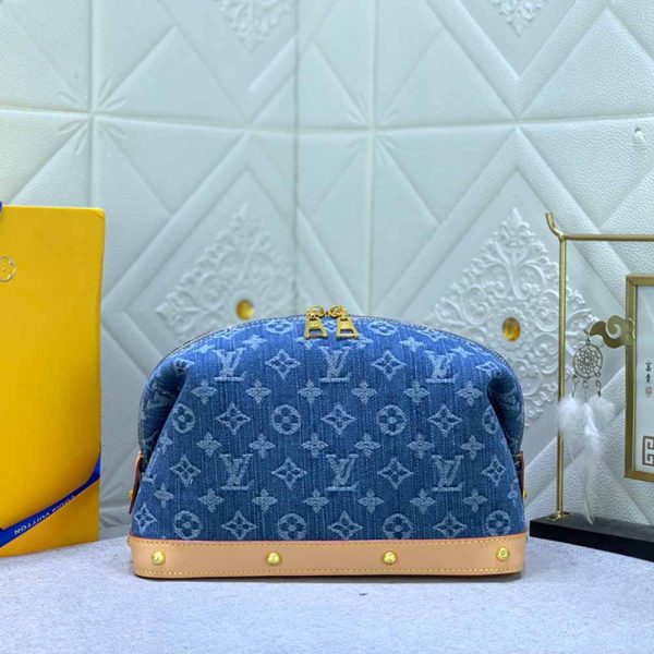 Denim Cosmetic Pouch GM