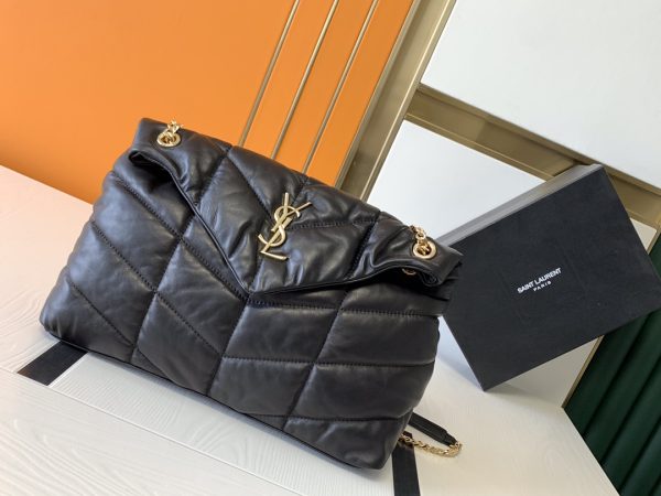 Puffer Medium In Nappa Leather Black