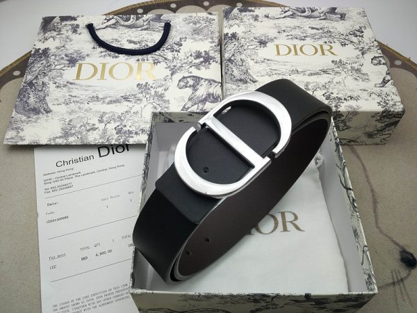 DIOR BELT D112-75 38MM silver