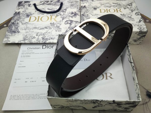 DIOR BELT D113-75 38MM gold