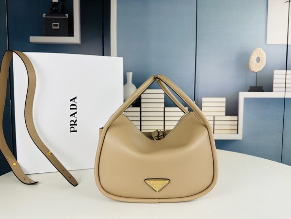 Prada Darling leather handbag caramel