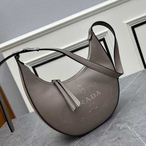 Leather hobo bag
