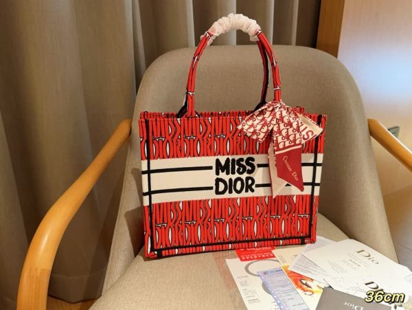 Miss Dior Allover Medium Book Tote