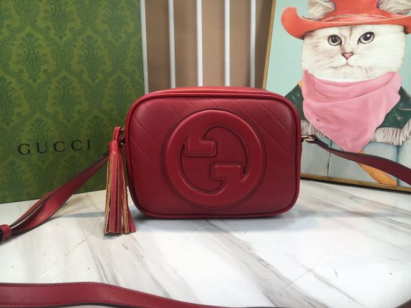 Gucci Blondie small shoulder bag red