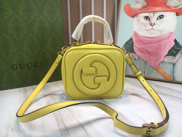 Gucci Blondie small top handle bag yellow