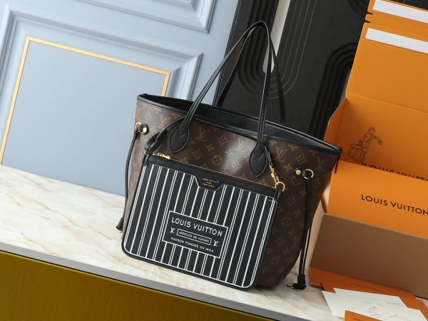 Neverfull Bandoulière Inside Out BB/MM black