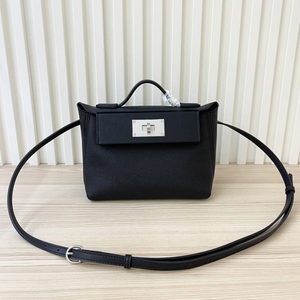 Kelly Togo Matte Alligator Swift Touch 24 black