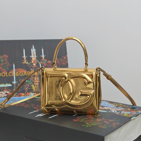 Small DG Logo Bag Crossbody Bag gold