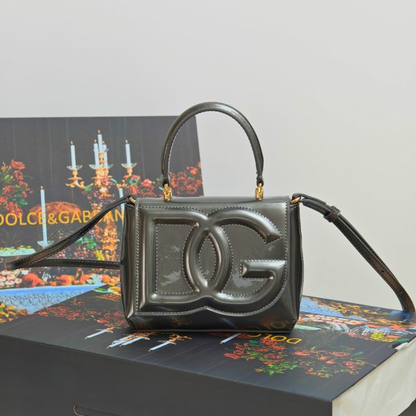 Small DG Logo Bag Crossbody Bag grey