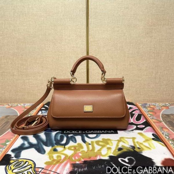 Small Sicily handbag brown