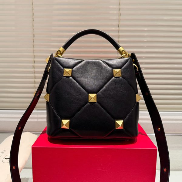 Small Roman Stud Bag In Lambskin-4 color