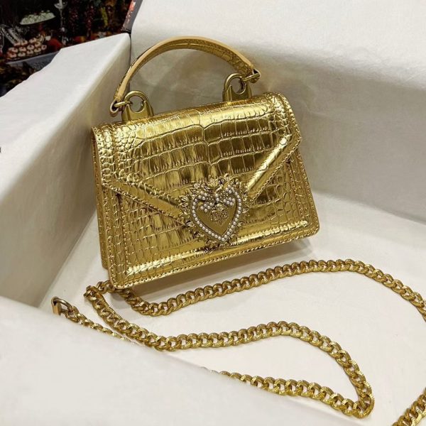 DG Small Devotion bag in python skin