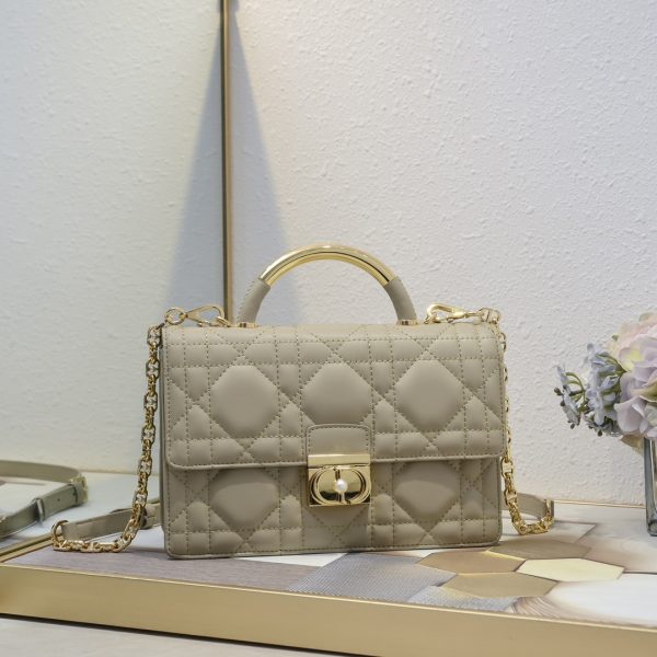 Medium Dior Ange Bag beige