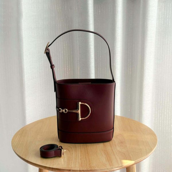 Gucci 73 small bucket bag- Red
