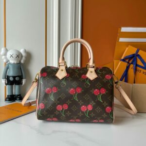 LV x TM Speedy Bandoulière 25- Brown