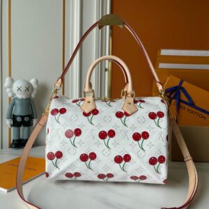 LV x TM Speedy Bandoulière 30- White