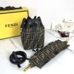 Mon Tresor FF jacquard fabric bag (1)