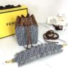Mon Tresor FF jacquard fabric bag (10)