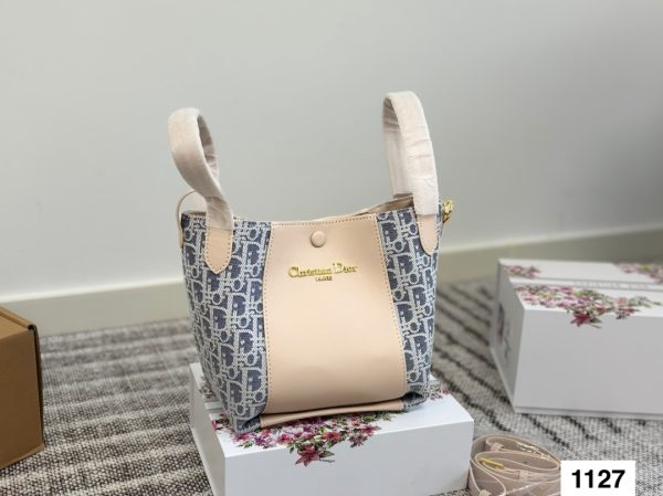 Small Signature Bucket Bag (10)
