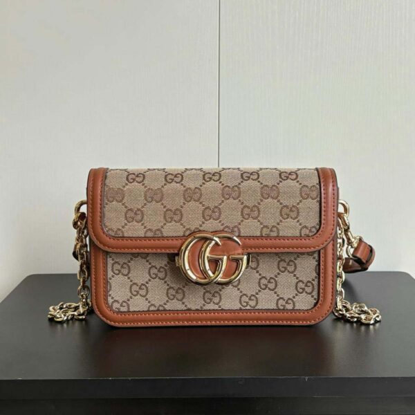 Gucci Go small shoulder bag Brown Canvas