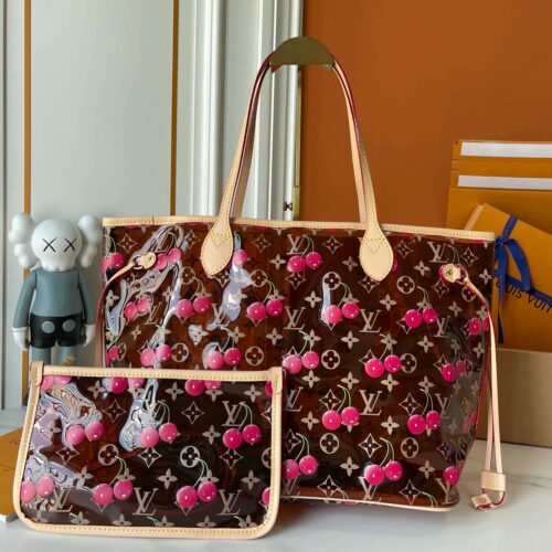 Neverfull MM Transparent Lichi (1)