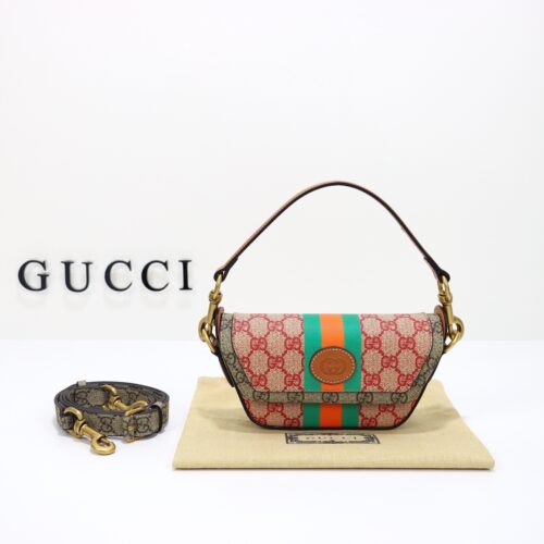 GG guccissima brown leather shoulder bag (10)